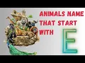 Animals Name that Start With E List of Animals that Start With E Things You Learn