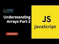 24 Arrays in JavaScript Part 2 JavaScript Tutorial for Beginners Web Development Lecture 24