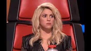 افضل ٤ اصوات في تاريخ ذا فويس شاهد صدمة شاكيرا Top 4 