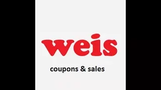 Weis coupons and sales - 2017