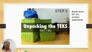 Unpacking the TEKS Standards