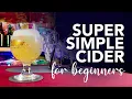 Crazy EASY Hard Cider recipe One gallon beginner-friendly how to