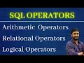Operators in SQL SQL Tutorial for Beginners in Hindi
