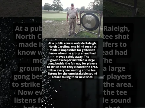 Why This Golf Course Has A Giant Gong 🔥