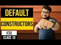 Default Constructors in Java Constructors Day 2 ICSE