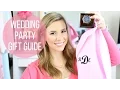 Wedding Party Gift Guide Bridesmaids Groomsman In Laws Parents Husband hayleypaige
