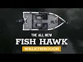 Fish Hawk 1750 1850 Walkthrough Deep V Fishing Boat Crestliner Boats
