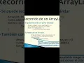 traversing an arrayList