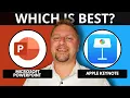 Microsoft PowerPoint vs Apple Keynote Best Slide Presentation Software in 2026