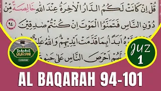 Download TADARUS ALQURAN MERDU - Belajar Membaca Al Quran | Surat Al Baqarah Ayat 94-101 :: Metode Ummi Juz 1 MP3