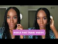 HowTo Middle-Part Tribal Braids for Beginners Detailed PICTURES AT THE END