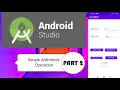 Simple Arithmetic Operations Answer Display in Textview Part 2 Java Android Studio
