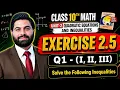 Class 10th Math New Book Ch 2 Exercise 2 5 Q1- i ii iii - How to Solve Quadratic Inequalities