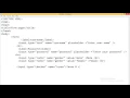 HTML Tutorial 06 - Form Tag