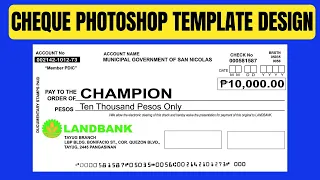 free cheque template design editable tagalog tutorial