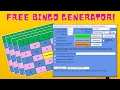 Free Bingo Generator