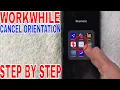 How To Reschedule Cancel WorkWhile Orientation