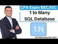 One-to-many Database Relationship Information Systems and Control ICS CPA Exam