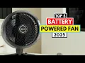 Best Battery-Powered Fans 2025 Top 5 for Portable Cooling