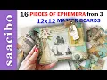 Download Lagu 16 stukken ephemera van 3 12x12 masterboards - Zomerknutselen EP3