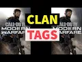 BEST MODERN WARFARE CLAN TAGS