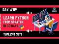Day 9 Tuples Sets in Python Python From Scratch