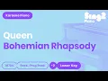Download Lagu Queen - Bohemian Rhapsody (Lower Key) Karaoke Piano