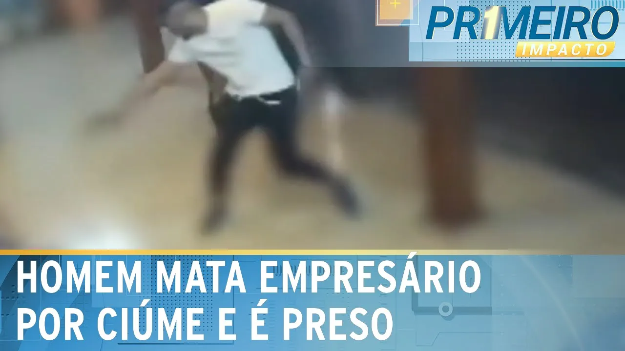 Homem mata empresário a tiros por suposto flerte com ex-namorada | Primeiro Impacto (06/09/23)