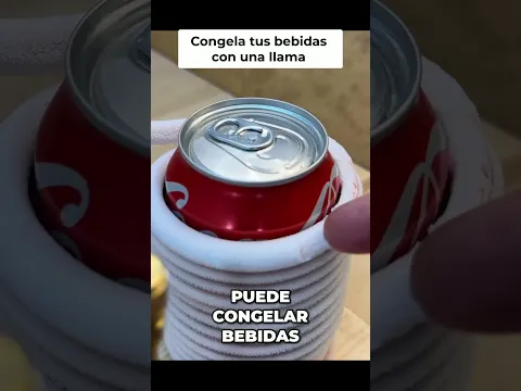 ¡Congela Bebidas con Fuego! Increíble Invento Casero Revelado #shorts