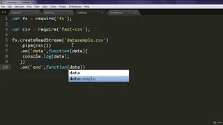 Learn NodeJS Read CSV File