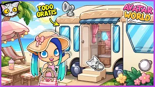 🚐✨ ¡VACACIONES GRATIS en Familia! Construyo la CAMPER VAN perfecta en Avatar World 💙 DECO COMPLETA