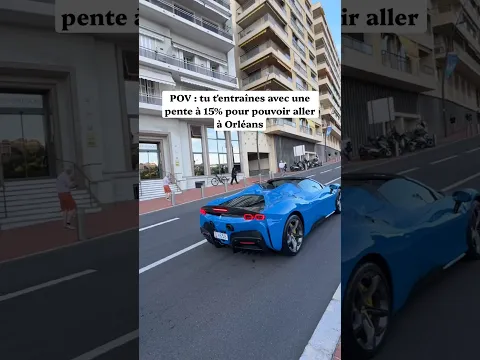 POV: tu t'entraînes avec une pente à 15% pour pouvoir aller à Orléans #humour  #voiture