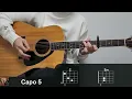 NCT DREAM - 너의 자리 (Puzzle Piece) [기타 커버, 코드, 타브 악보 l Guitar cover, Acoustic, Chord, Tutorial]