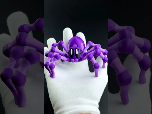 Blob Spider - Magnetic Retractable Flexi Art Toy video thumbnail