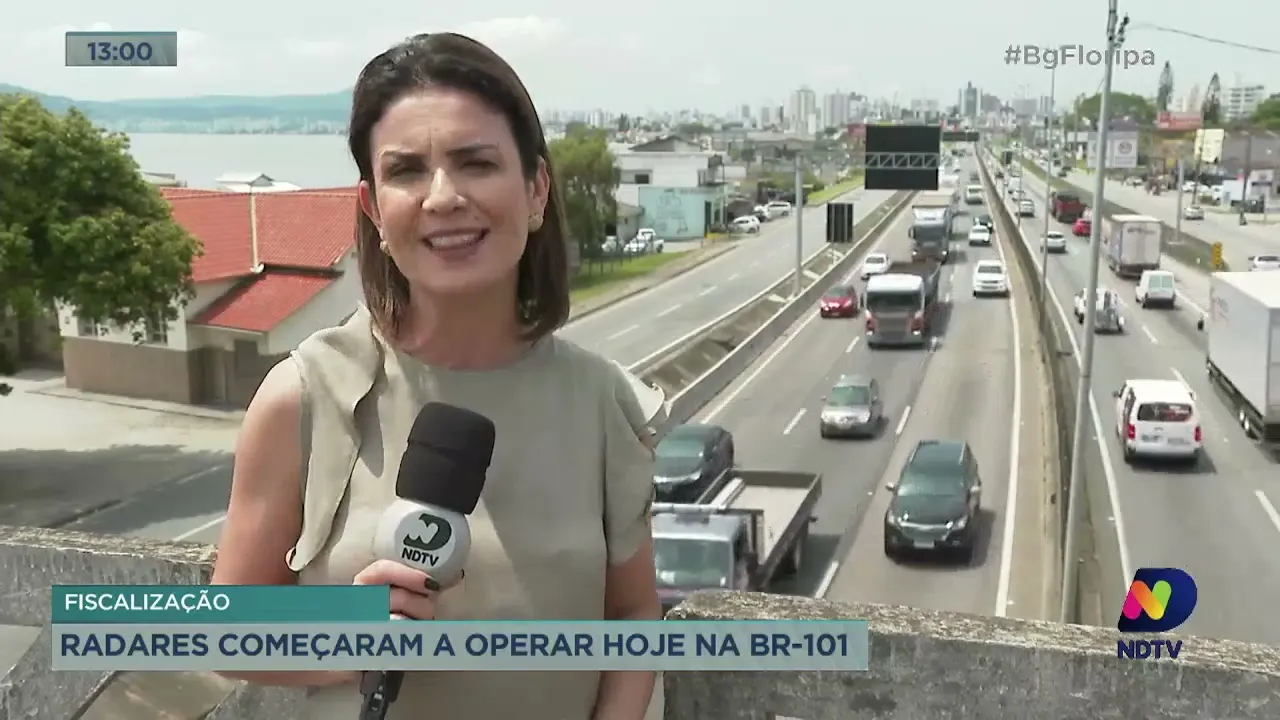 Radares começaram a operar hoje na BR-101