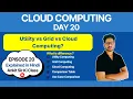 Utility vs Grid vs Cloud Computing Comparison Day 20 Cloud Computing in Hindi