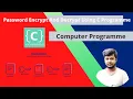 How to encrypt and decrypt password in C Joy Mondal Programmer