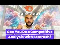 How To Do a Competitive Analysis with Semrush Full Review Tutorial Alternatives