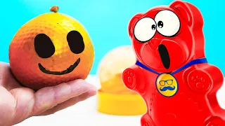 СДЕЛАЛ ДАМПЛИНГ ДЛЯ ЖЕЛЕЙНОГО МЕДВЕДЯ ВАЛЕРЫ