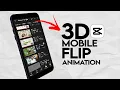 How to Create 3D Mobile Flip Animation in CapCut