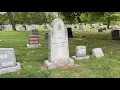 The Burial Site of Robert Wadlow Tallest Man In History - Upper Alton Cemetery Alton Illinois