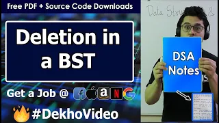 Deletion in a Binary Search Tree