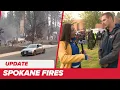7 30 a m Fire s provide update on Spokane Area Fires following Tuesday morning briefing