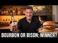 Buffalo Trace Bourbon VS American Bison Buffalo Hamburger Which is the Winner
