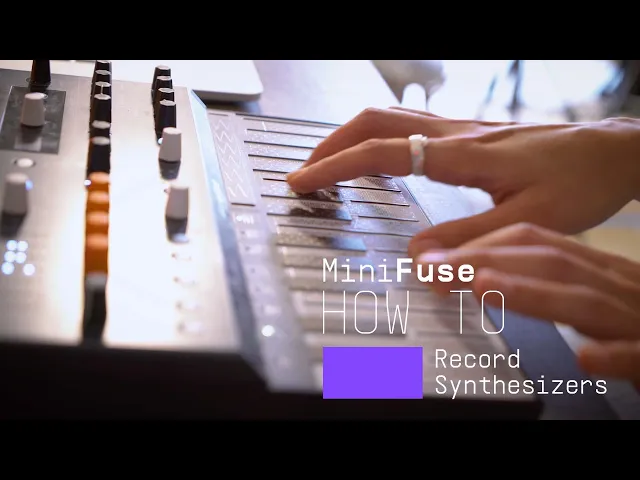 How to record a synthesizer