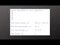calculate the Total Average and Percentage program in python