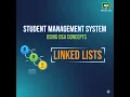 Student Management System in C DSA Project using Linked List Explained