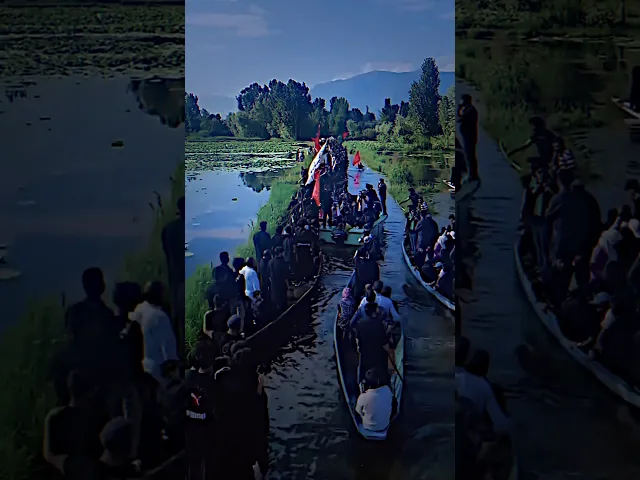 ⁣انطلقت مسيرة العشق من جبال باكستان الى كربلاء المقدسة 