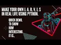 MAKE YOUR OWN J A R V I S OR AI VIRTUAL ASSISTANT BY USING PYTHON QUICK DEMO