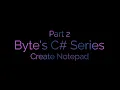 C WinForms - Create Code Editor Part 2